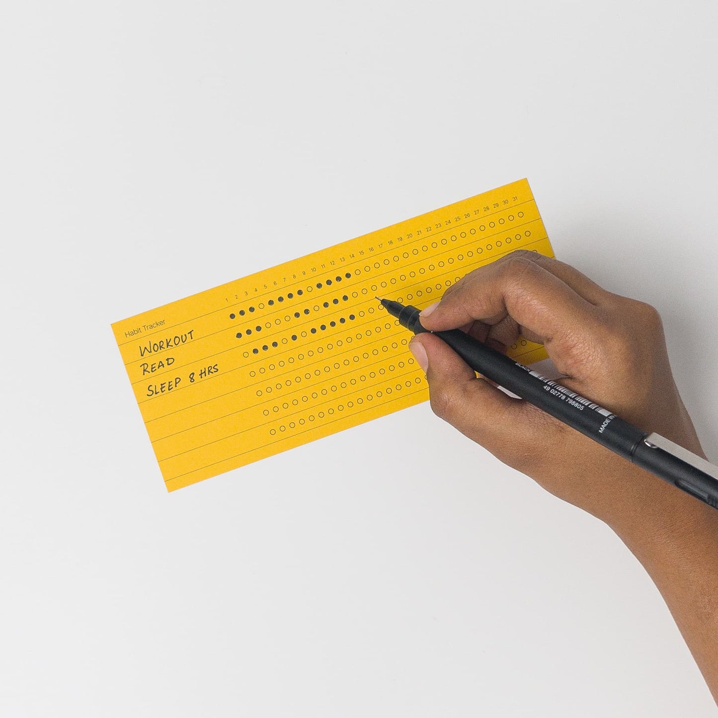 Habit Tracker (12 Cards)