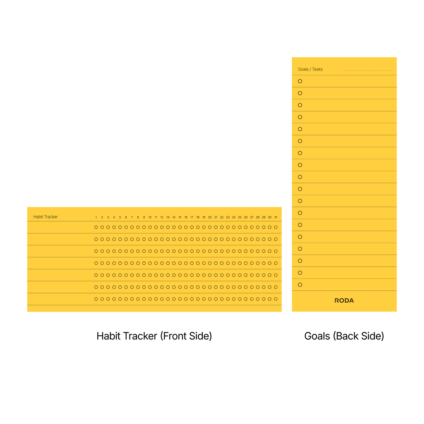 Habit Tracker (12 Cards)