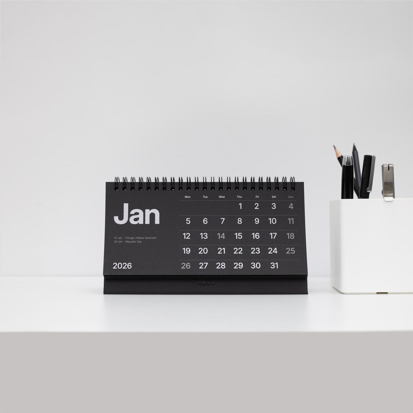 Desk Calendar 2026